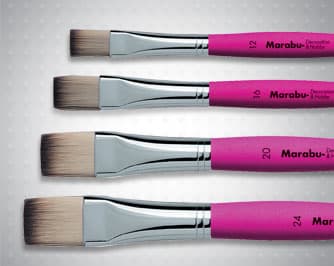 ×åòêè çà ðèñóâàíå è äåêîðèðàíå ñ ìåê ñèíòåòè÷åí êîñúì Decoration & Hobby Marabu
