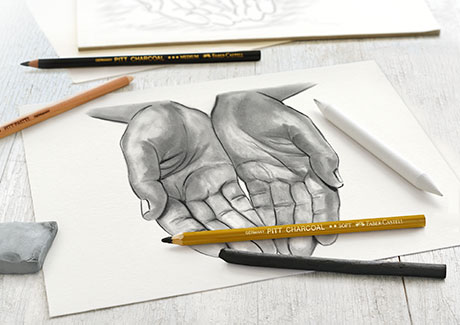 Ðèñóâàòåëåí êîìïëåêò ñ âúãëåíè 7 ÷àñòè - 114002 Faber-Castell